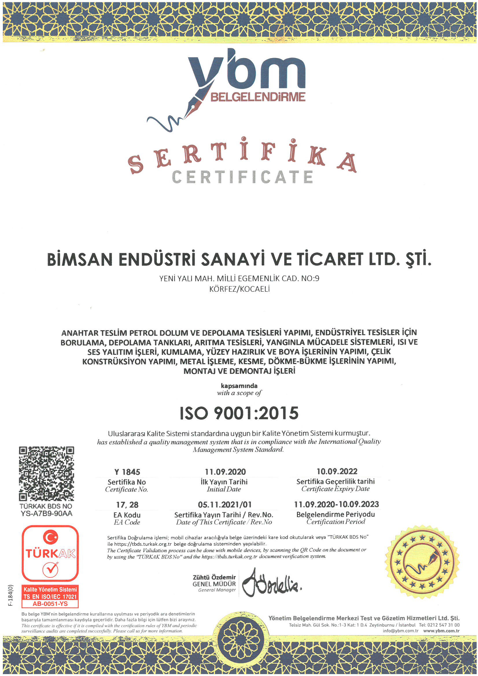 ISO 9001- 2015